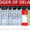 Ledger of Delays - Image 3